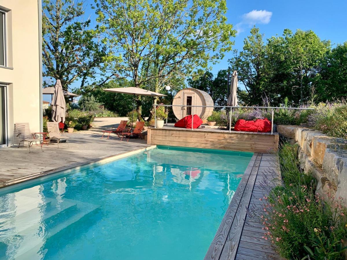 Maison D'Hotes De Charme Le Clos De La Fontaine Piscine & Spa Labastide-Marnhac Eksteriør billede