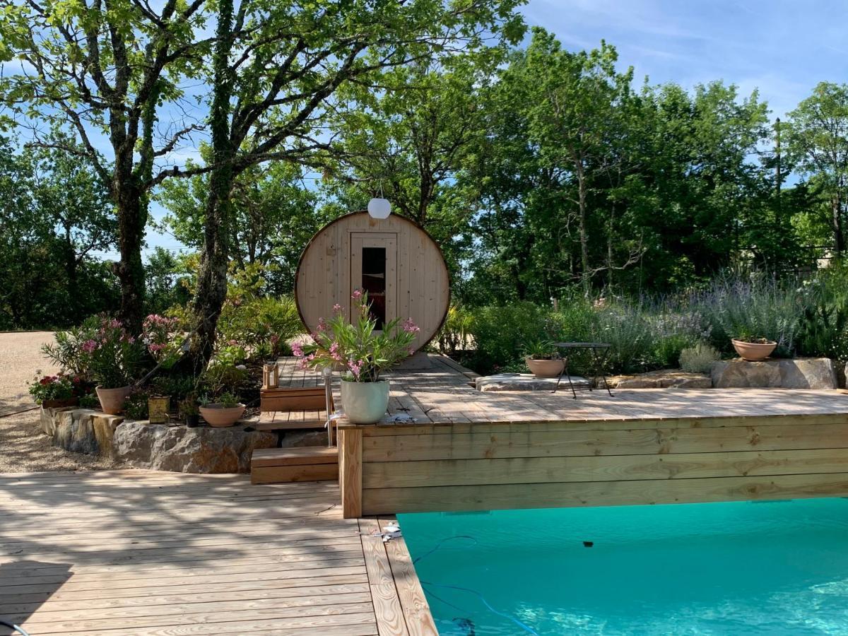 Maison D'Hotes De Charme Le Clos De La Fontaine Piscine & Spa Labastide-Marnhac Eksteriør billede