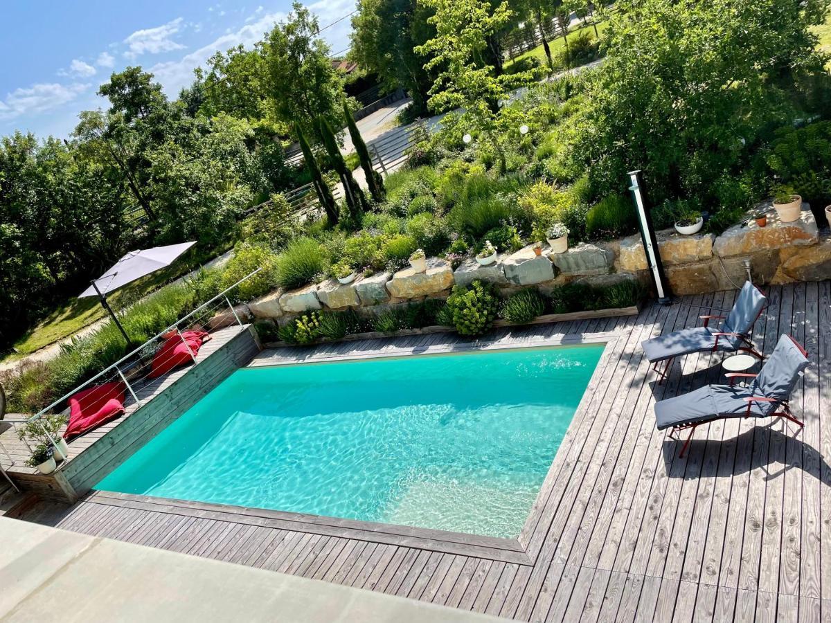 Maison D'Hotes De Charme Le Clos De La Fontaine Piscine & Spa Labastide-Marnhac Eksteriør billede