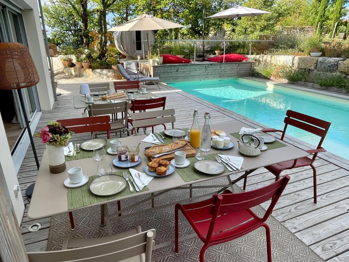 Maison D'Hotes De Charme Le Clos De La Fontaine Piscine & Spa Labastide-Marnhac Eksteriør billede