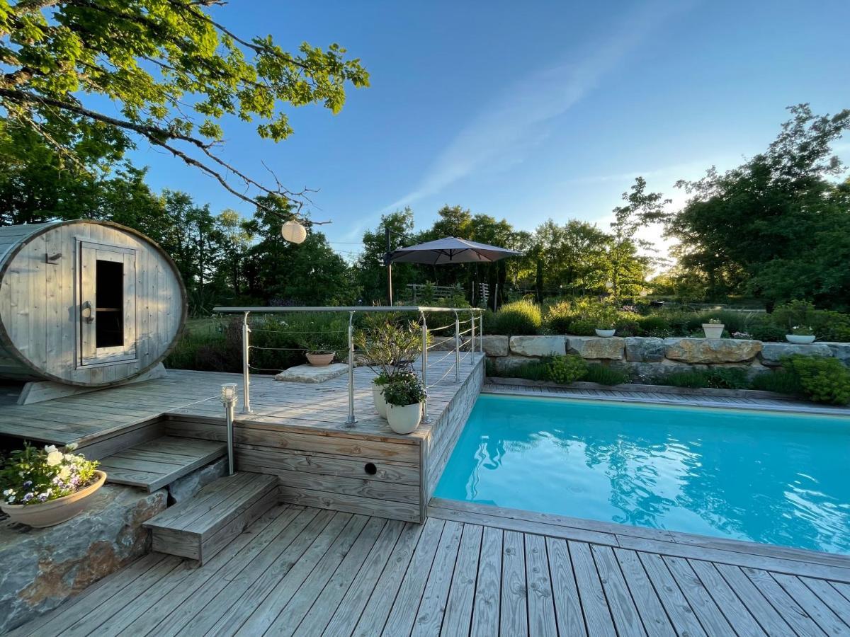 Maison D'Hotes De Charme Le Clos De La Fontaine Piscine & Spa Labastide-Marnhac Eksteriør billede