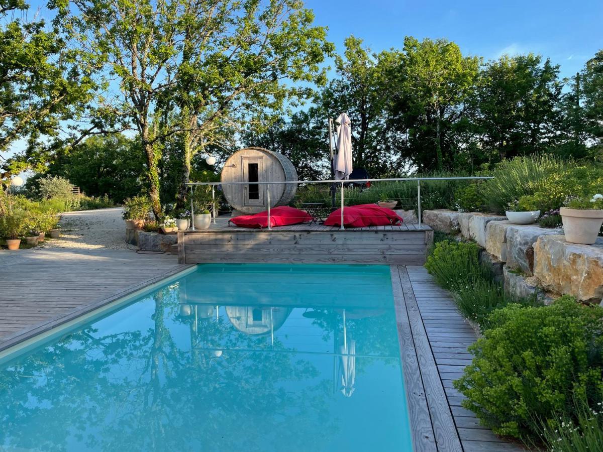 Maison D'Hotes De Charme Le Clos De La Fontaine Piscine & Spa Labastide-Marnhac Eksteriør billede