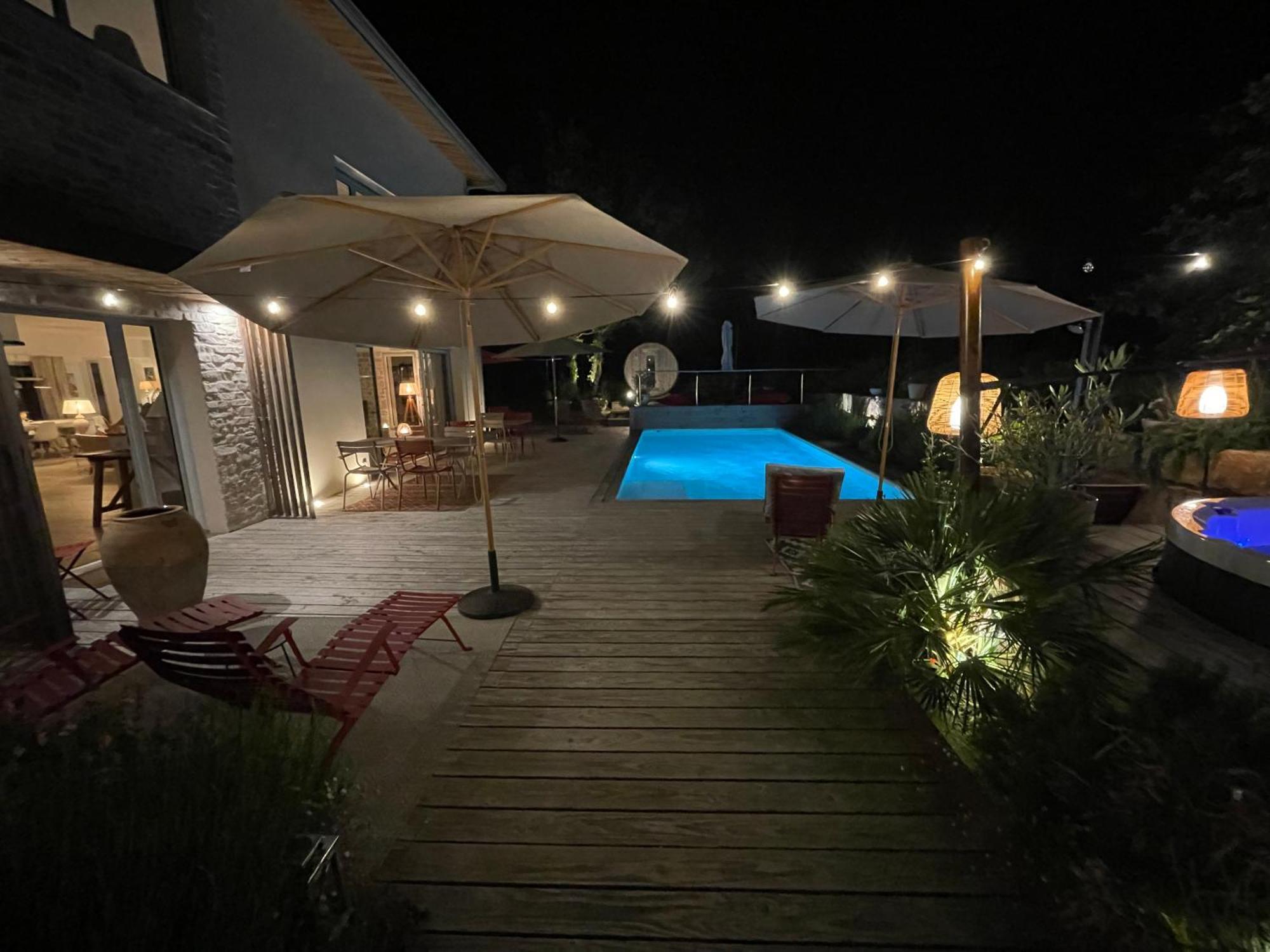 Maison D'Hotes De Charme Le Clos De La Fontaine Piscine & Spa Labastide-Marnhac Eksteriør billede